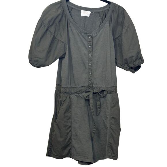Nation LTD green Garner Combo Romper, XS, casual, comfy, vacation, versatile - Picture 1 of 6